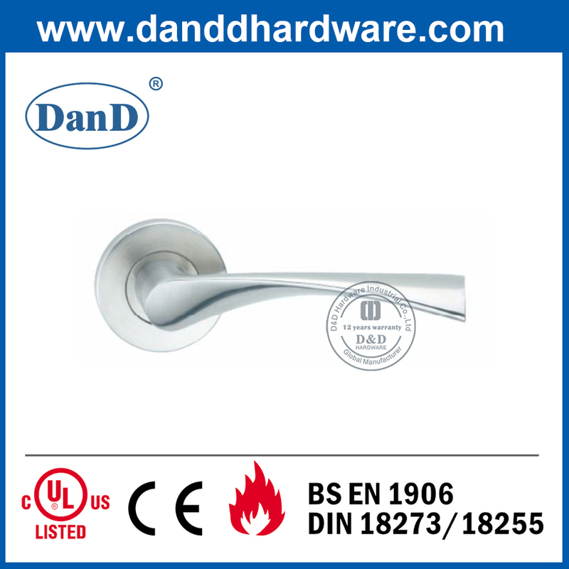 Tay nắm cửa kiểu đòn bẩy tròn SS304-DDSH002