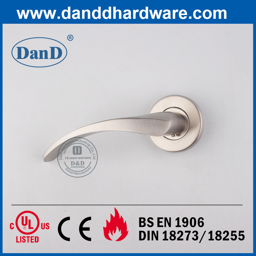 Nội thất cửa inox 304 Tay nắm đòn bẩy chắc chắn cho cửa nội thất-DDSH045