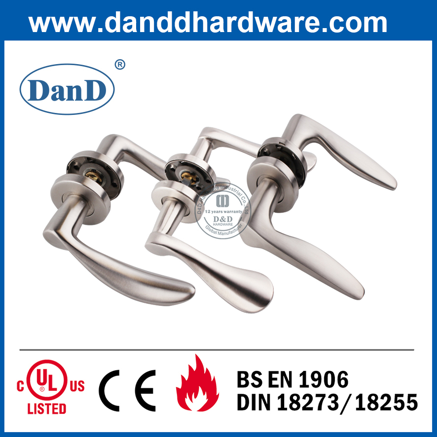 Tay nắm cửa hoa hồng SUS304 Ironmongery cho cửa bên trong-DDSH010