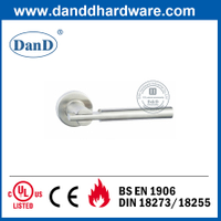 Tay cầm đòn bẩy đúc rắn màu bạc SUS304 cho cửa đi qua-DDSH046