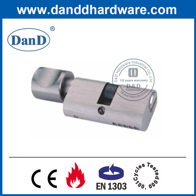 Xi lanh khóa cửa phòng tắm hình bầu dục Euro tốt nhất với Thumbturn-DDLC006