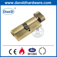 Xi lanh khóa cửa phòng tắm bằng đồng thau cổ Euro-DDLC007
