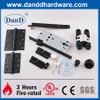 Chứng nhận UL SS304 Bản lề cửa gỗ góc tròn NRP màu đen mờ-DDSS058