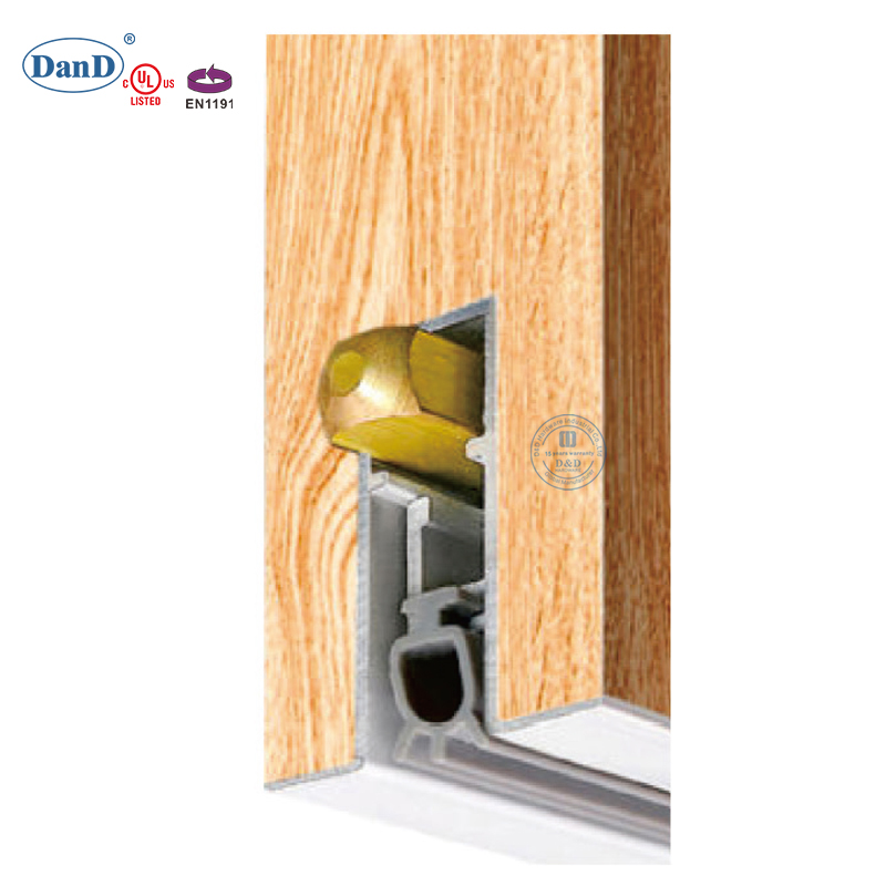 Nhôm Tự Động Giấu Cửa Đáy Seal Cửa Thả Seal Cho Cửa Khói-DDBS002