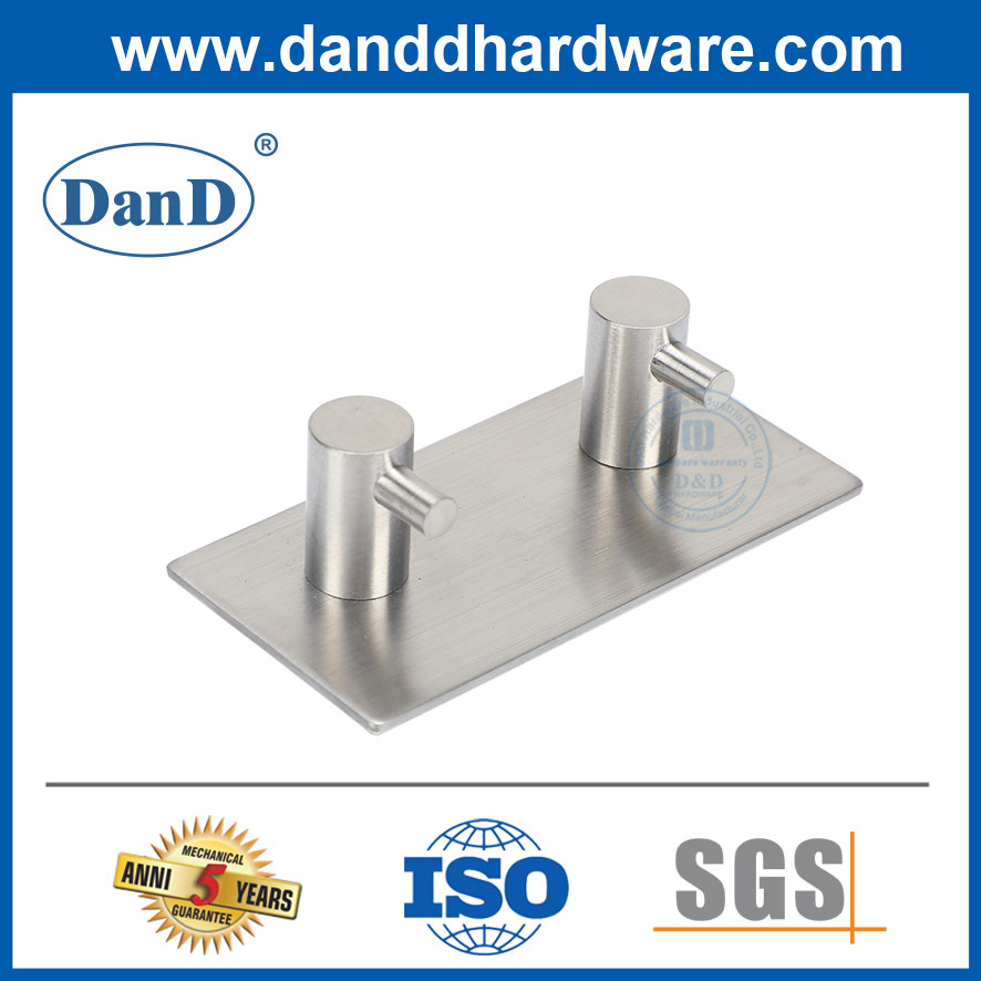 Thép không gỉ Móc Áo Móc Cửa Phòng Tắm Áo Móc Treo Tường Móc Áo Hardware-DDTC011
