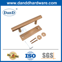 Tay nắm cửa chuồng bằng thép không gỉ màu vàng hồng Satin-DDBD101