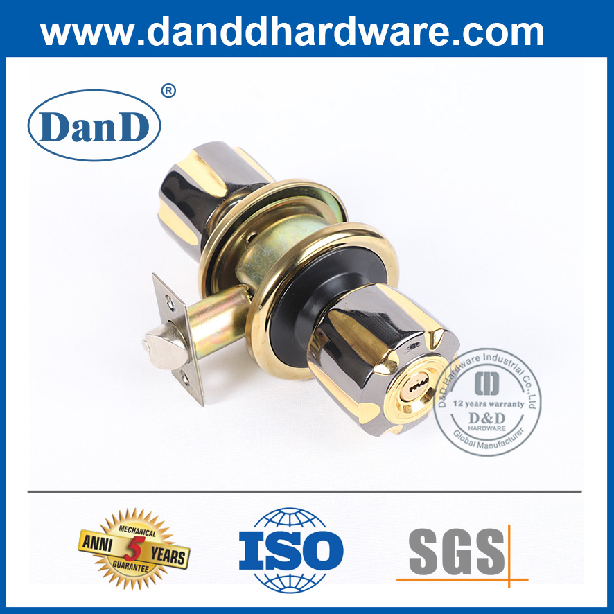 Núm cửa xi lanh đôi bằng hợp kim kẽm đồng cổ-DDLK053