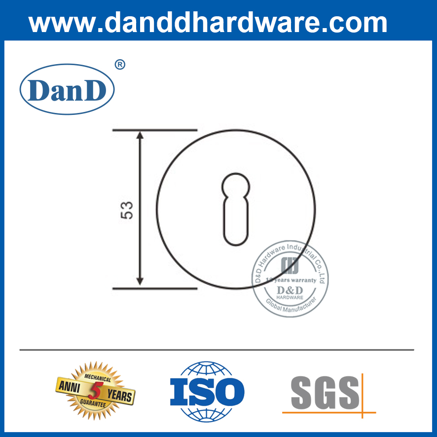 Escutcheon xi lanh loại tròn-DDES006