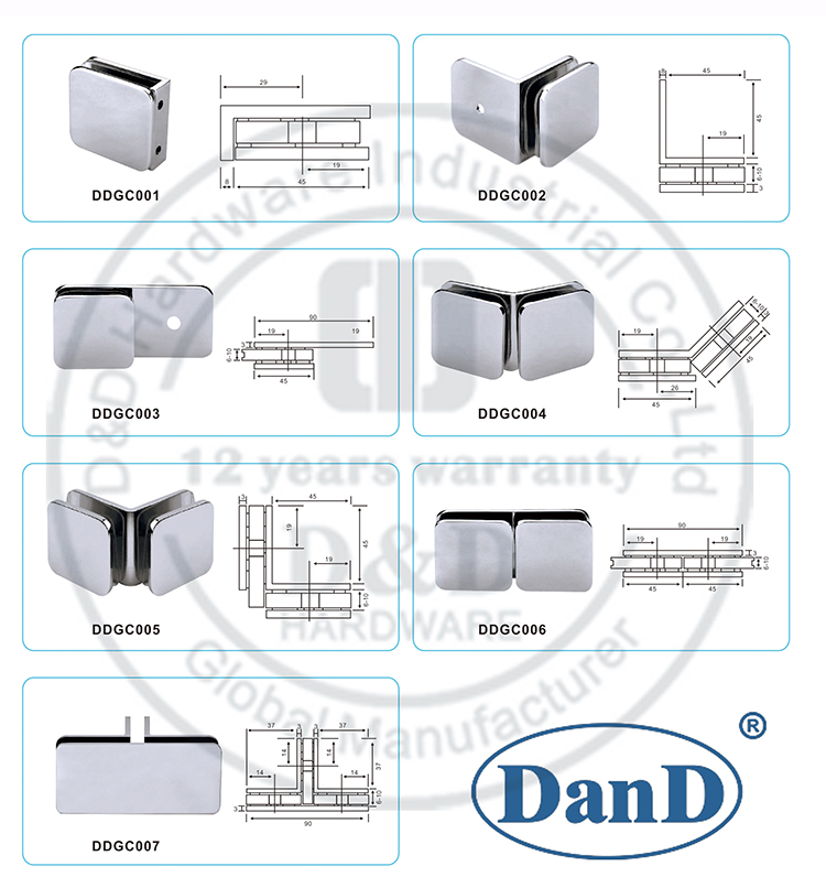 Phần cứng giữ kính Clip-D và D