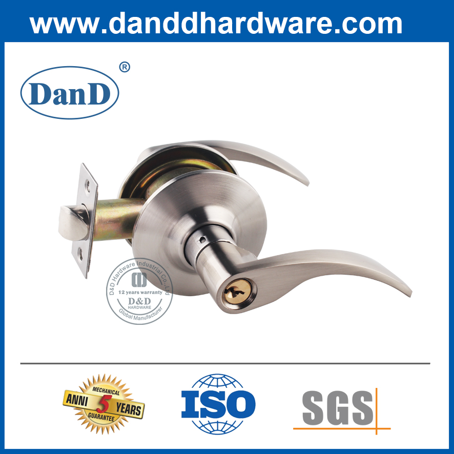 Tay nắm cửa đòn bẩy hiện đại bằng hợp kim kẽm cho cửa gỗ-DDLK006