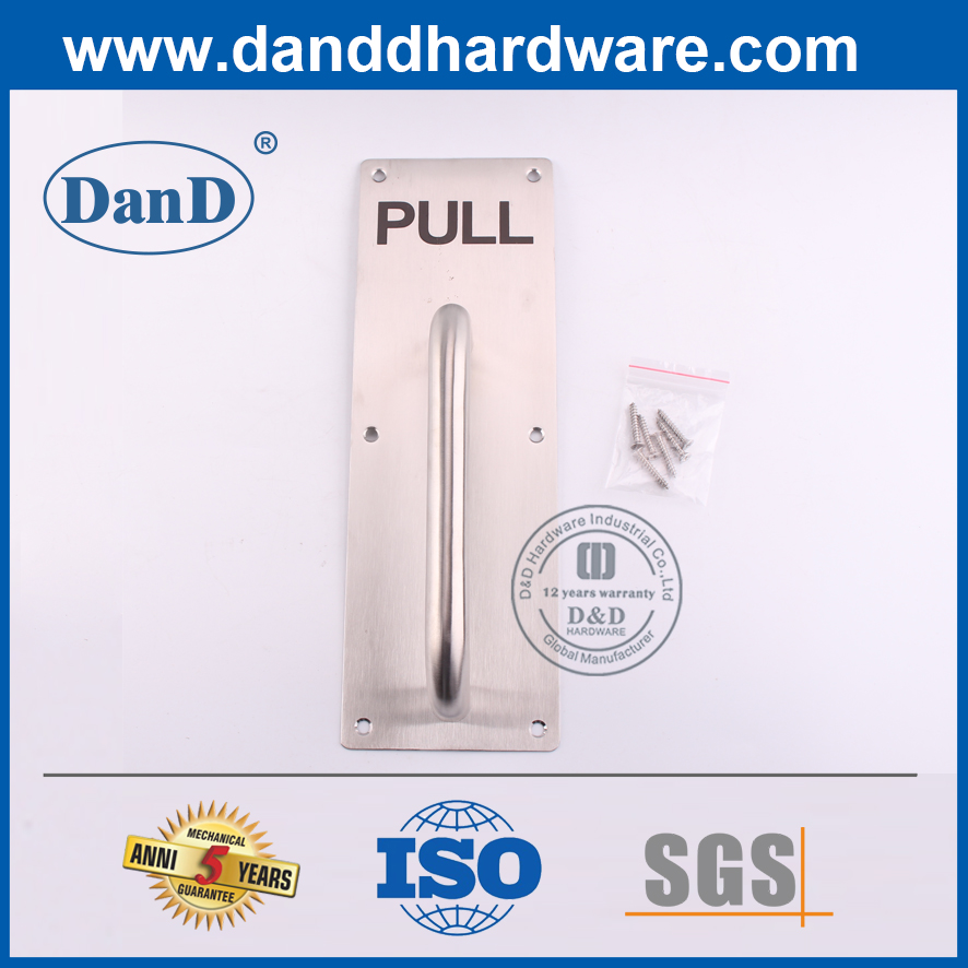 Tay cầm kéo bằng thép không gỉ Tấm ốp lưng kéo-DDPH023