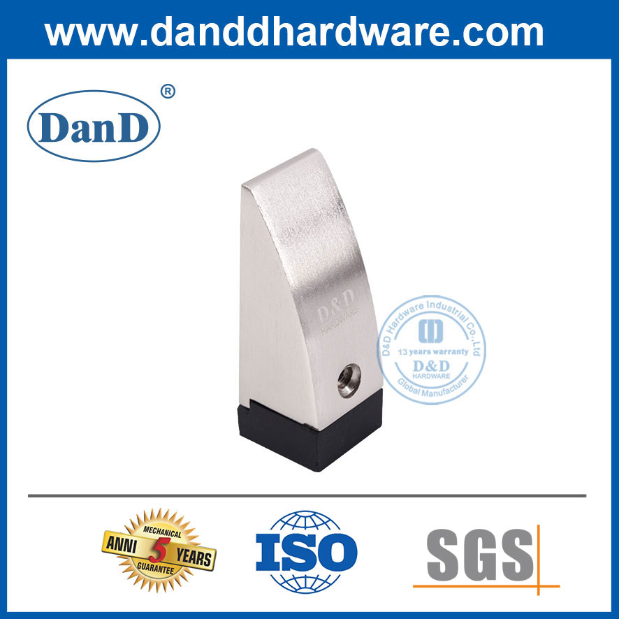 Chặn cửa phòng ngủ Hợp kim kẽm Satin Niken Cửa chặn-DDDS013