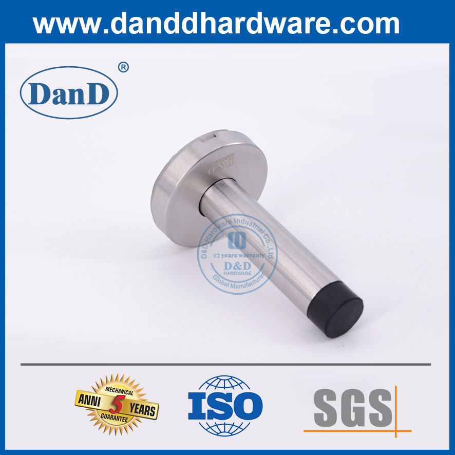 Phòng tắm Nhà vệ sinh Chặn cửa 90mm Thép không gỉ Chặn cửa cao-DDDS016