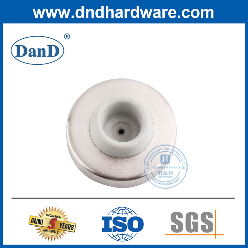 Chặn cửa treo tường Nút chặn cửa tròn bằng thép không gỉ hiện đại-DDDS023