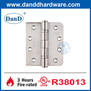 Bản lề cửa tiêu chuẩn UL Bản lề cửa chống cháy góc tròn và vuông-DDSS001-FR-4X3.5X3