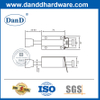 Chặn cửa hiện đại bằng thép không gỉ Chân lò xo vận hành bằng kim loại cho cửa gỗ-DDDS035