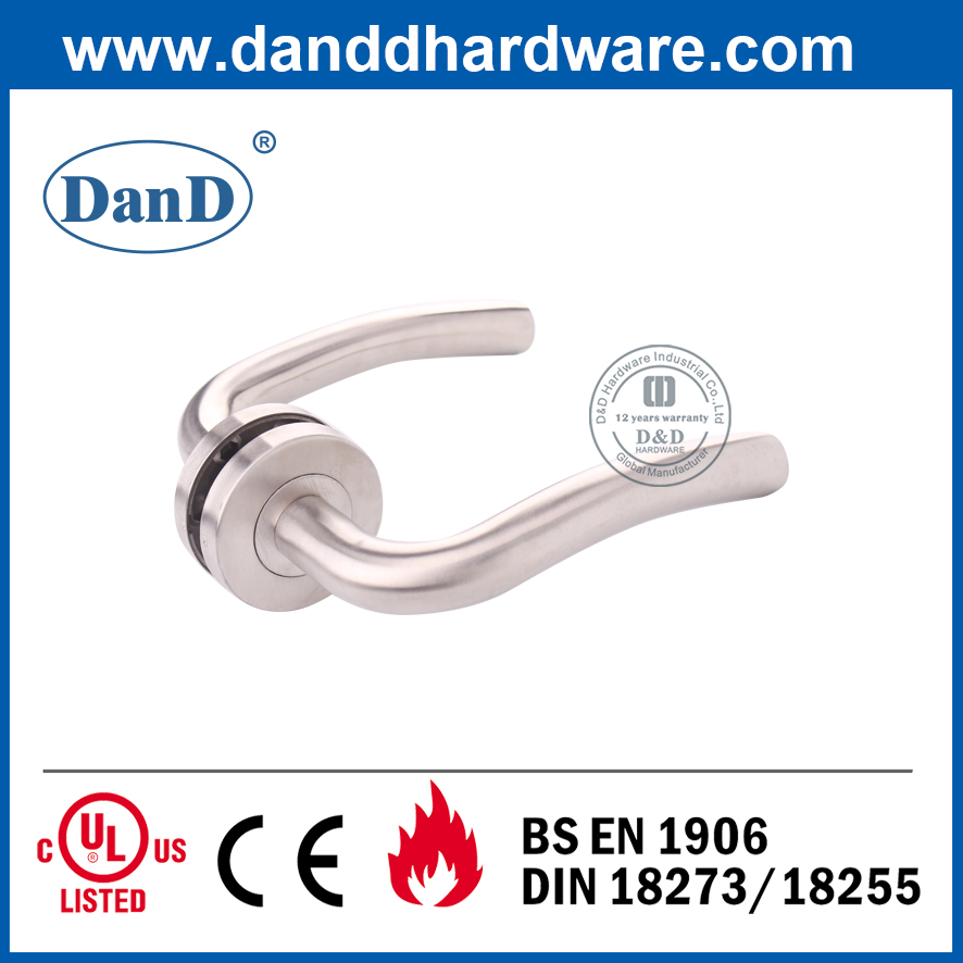 Tay nắm cửa sắt thép không gỉ 304 CE Loại 4 chống cháy-DDTH006