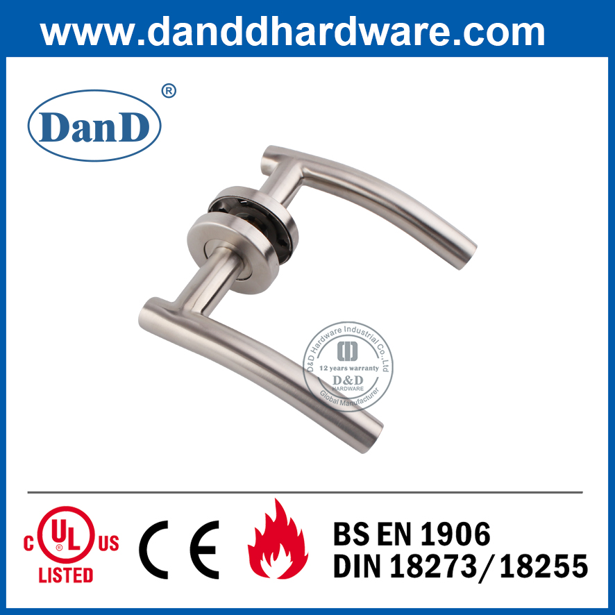 Tay nắm cửa đòn bẩy chống cháy SS304 cấp 4 cho cửa gỗ-DDTH005
