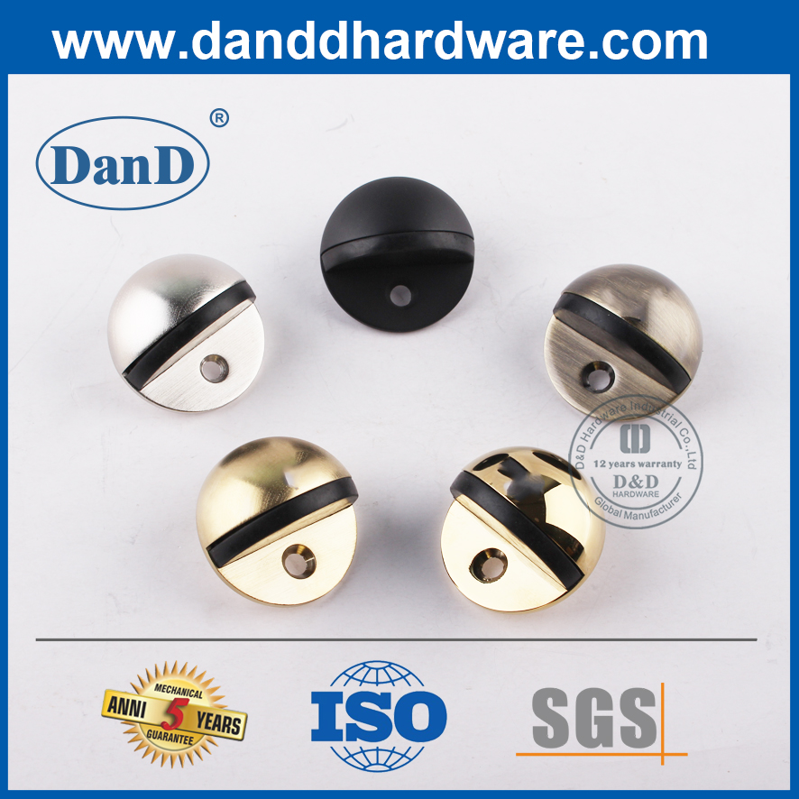 Hợp kim kẽm Chặn cửa nửa vầng trăng Nút chặn cửa tốt nhất-cho Cửa khách sạn-DDDS003