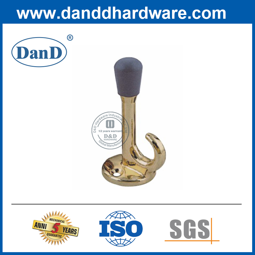 Chặn cửa treo tường bằng thép không gỉ hiện đại có móc-DDDS017