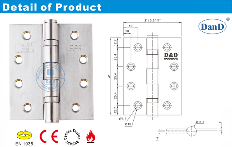 Bản lề cửa kim loại CE 