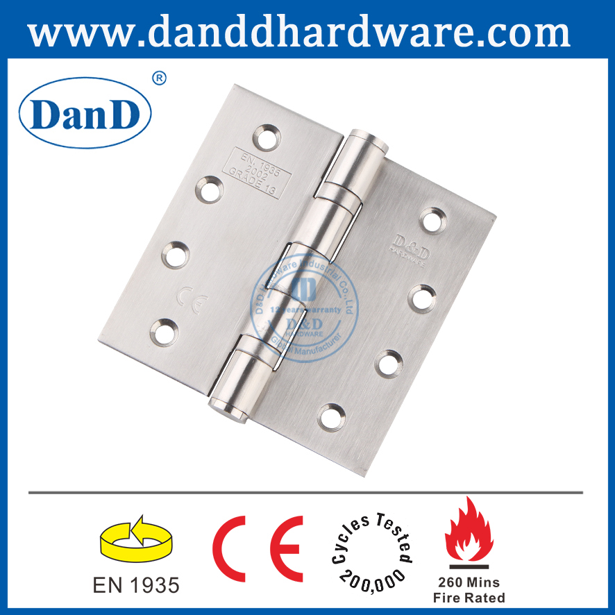 Bản lề 270 độ CE EN1935 SS201 cho Cửa khói composite-DDSS001-CE -4X4X3