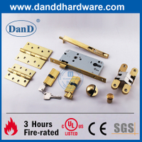 Chứng chỉ UL CE Phần cứng xây dựng bằng đồng thau Satin được xếp hạng chống cháy cho cửa gỗ-DDDH003