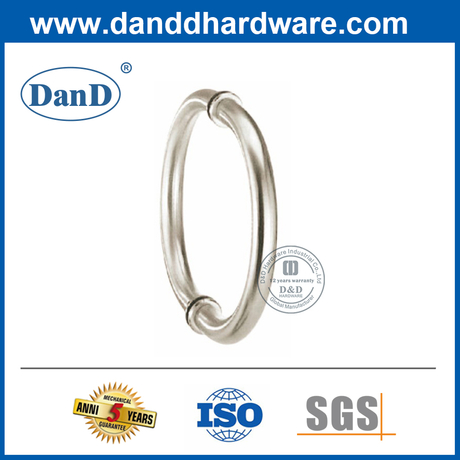 Tay cầm kéo tròn quay lại phía sau SUS304 tùy chỉnh cho cửa kính-DDPH008