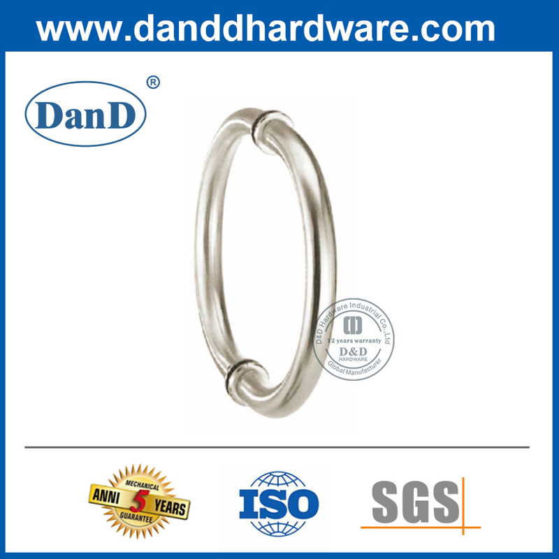 Tay cầm kéo tròn quay lại phía sau SUS304 tùy chỉnh cho cửa kính-DDPH008