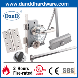 Phần cứng cửa xây dựng được xếp hạng chống cháy bằng thép không gỉ CE UL-DDDH001