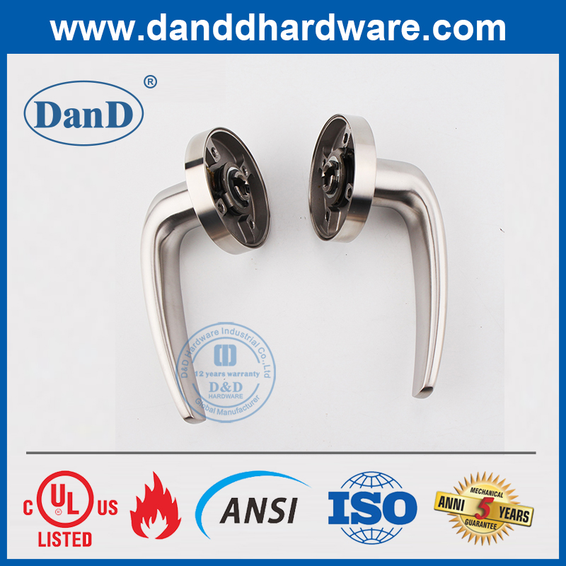 Tay cầm đòn bẩy cửa hiện đại hạng nặng bằng thép không gỉ 304-DDAH003
