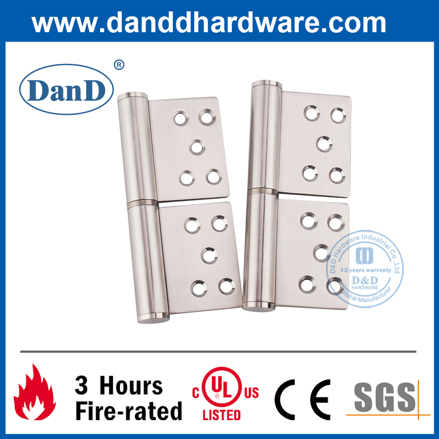 Bản lề cờ 5 inch bằng bạc loại 316 tốt nhất cho cửa trang trí-DDSS030A