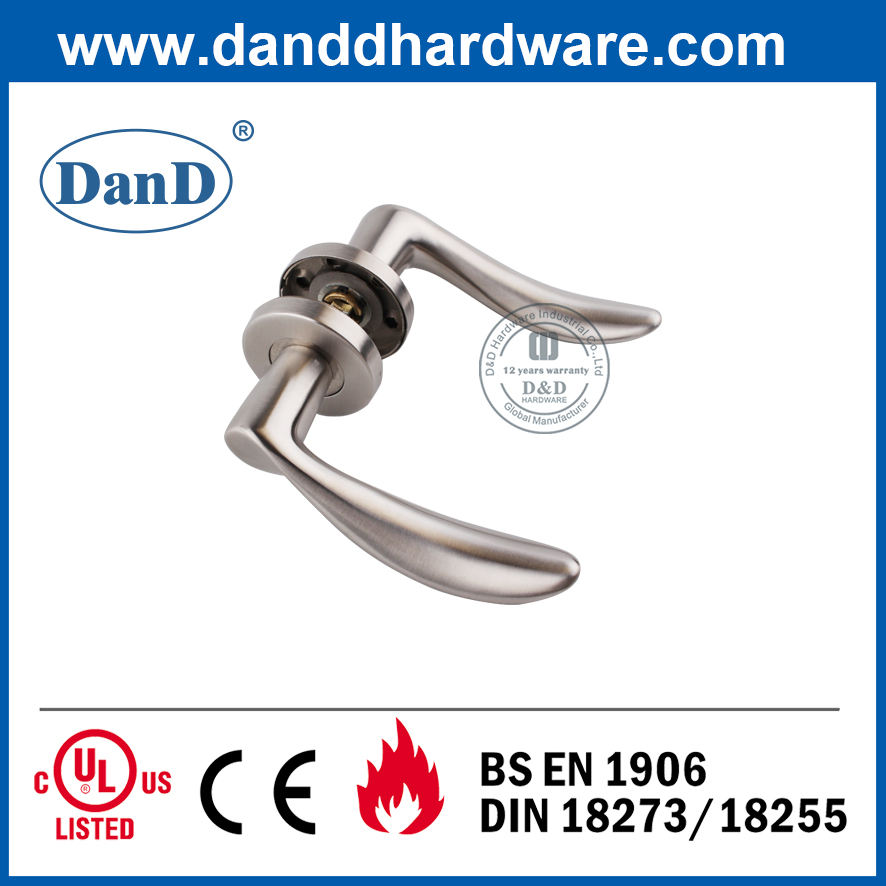 SUS304 Tay nắm cửa đòn bẩy rắn thuận tay trái cho cửa gỗ-DDSH041