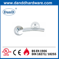 SS304 Thiết kế đơn giản hiện đại Tay nắm cửa đúc nguyên khối màu bạc-DDSH017