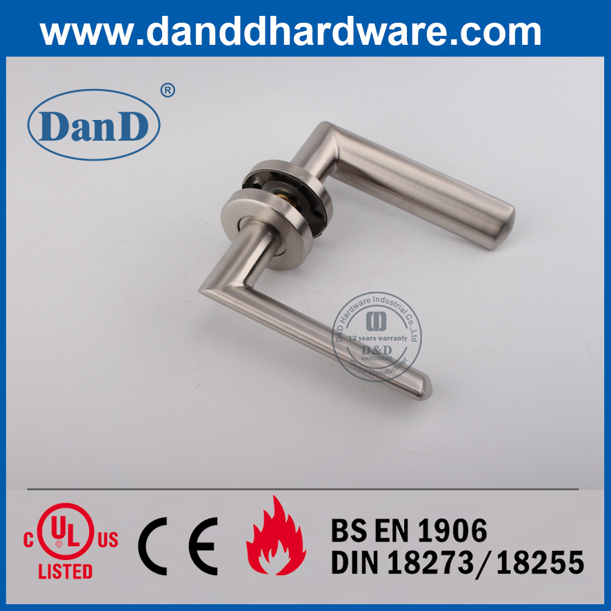 Tay nắm cửa hoa hồng SUS304 Ironmongery cho cửa bên trong-DDSH010