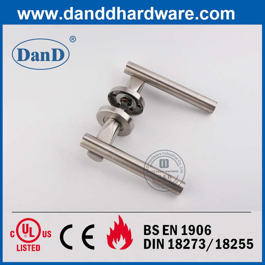 Tay nắm cửa đòn bẩy bên ngoài bằng thép không gỉ 304 kiểu Euro-DDSH018