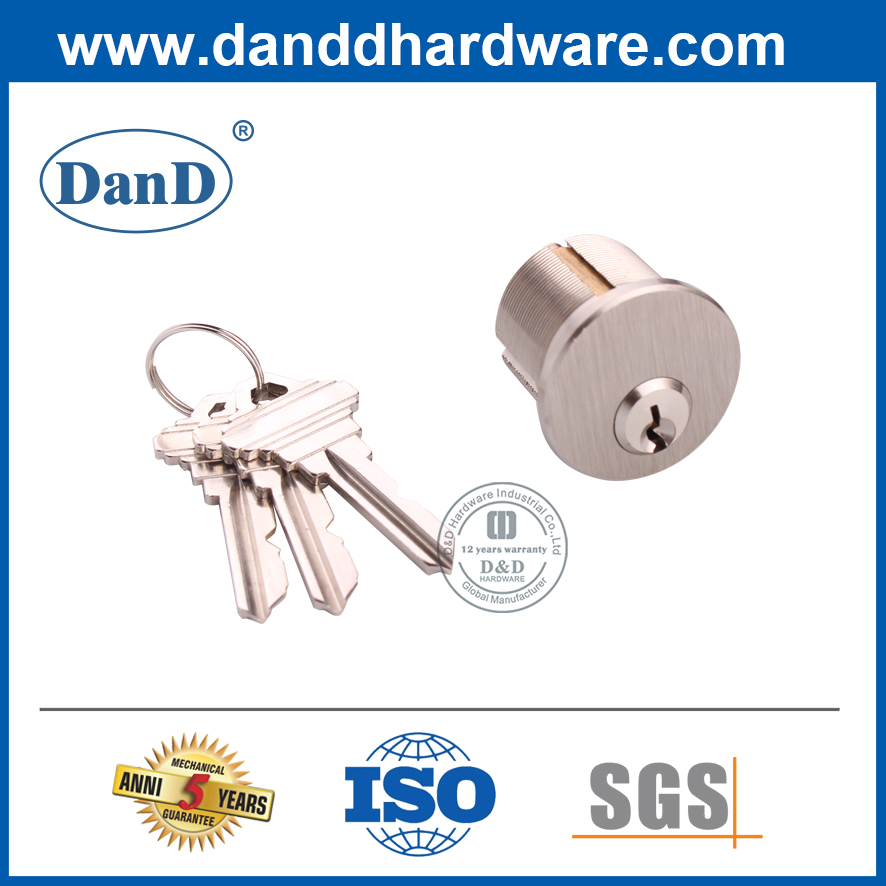 Xi lanh vành 6 chốt bằng đồng thau Schlage 'C' có nắp đầu SSS -DDLC011