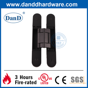 Bản lề cửa giấu kín 3D hạng nặng bằng hợp kim kẽm màu đen-DDCG008-G120
