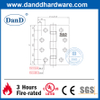 Bản lề cửa chống cháy bằng thép không gỉ 304 Matt Black-DDSS001-4x3x3