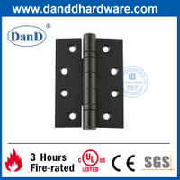 Bản lề cửa chống cháy bằng thép không gỉ 304 Matt Black-DDSS001-4x3x3