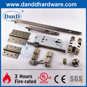 Phụ kiện phần cứng cửa nội thất chống cháy bằng đồng cổ CE UL SS304-DDDH005