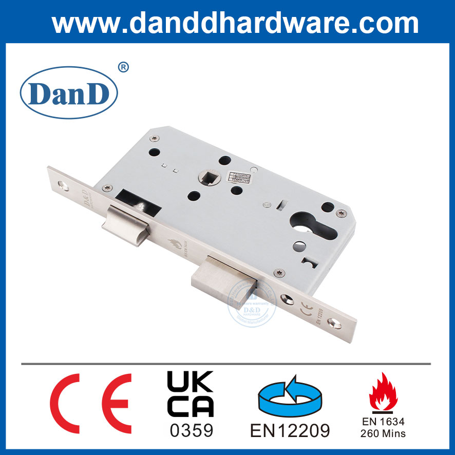 CE EN12209 Khóa cửa sash chống cháy Khóa cửa tay cầm đòn bẩy-DDML009-5572