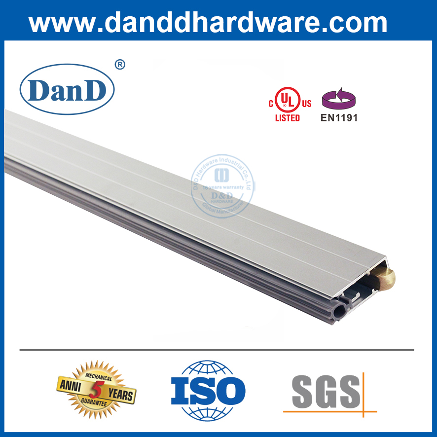 Con dấu thả tự động bằng nhôm Con dấu giấu cửa dưới Con dấu cửa sàn-DDBS001