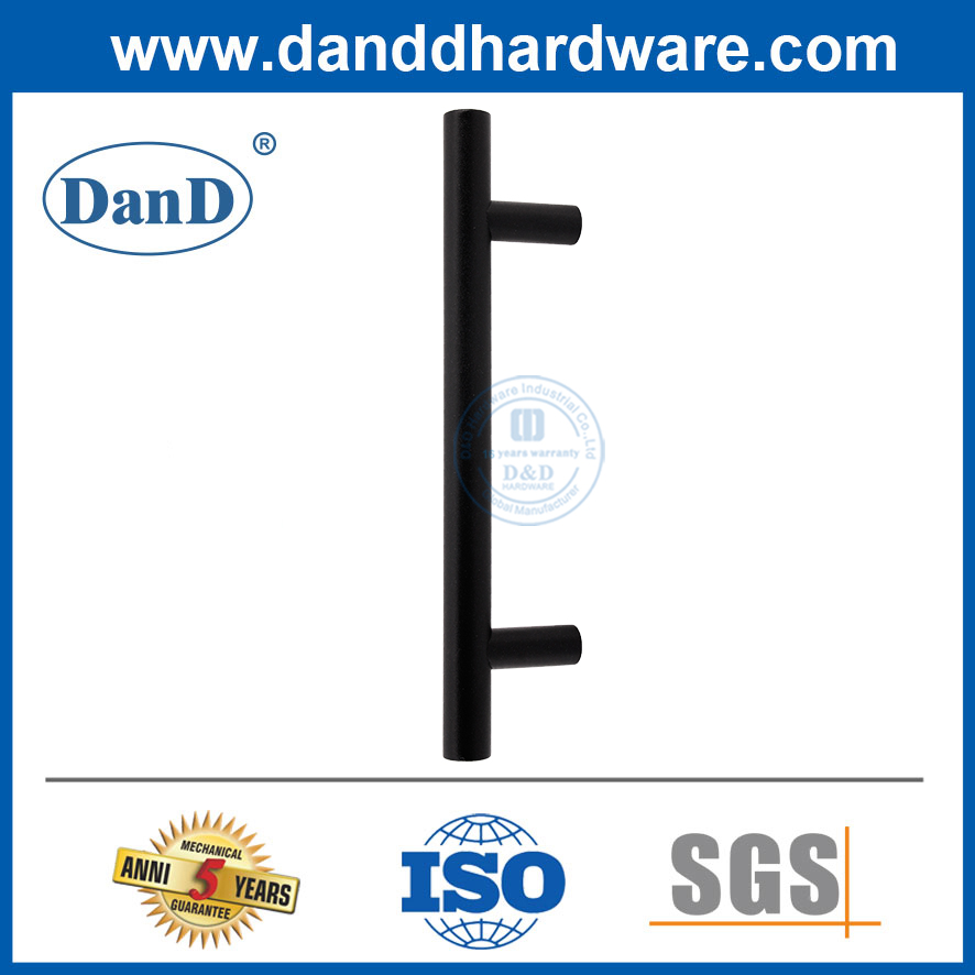 Tay nắm cửa kéo màu đen mờ Tay nắm cửa kính trượt bằng thép không gỉ-DDPH031