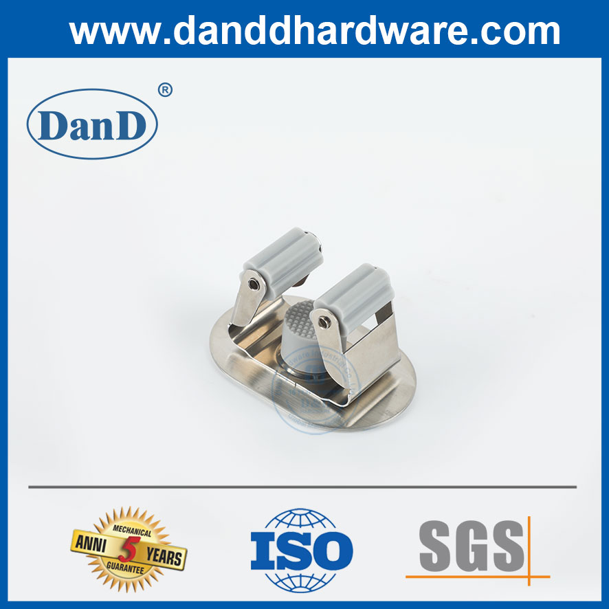 Thép không gỉ 304 Áo choàng vải Móc khăn Áo móc treo tường nhà máy-DDTC003