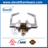 Bộ khóa hình ống đòn bẩy hợp kim kẽm loại 1 ANSI cho cửa kim loại-DDLK009