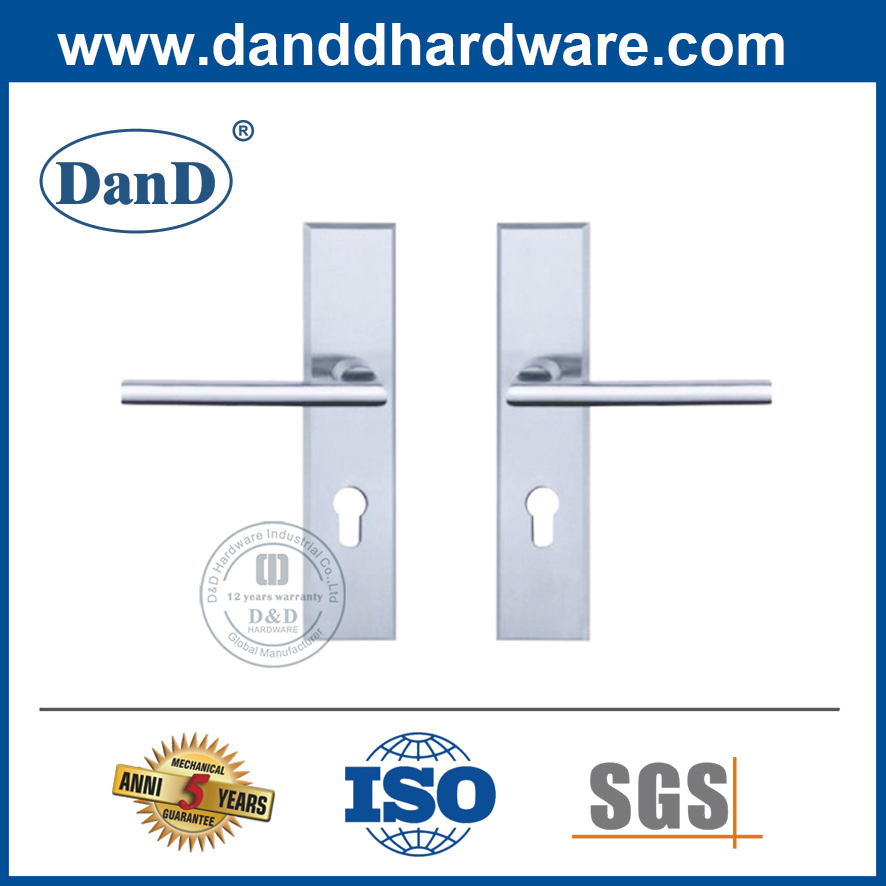 Tay nắm đòn bẩy SUS316 có tấm cho cửa kim loại-DDLP002