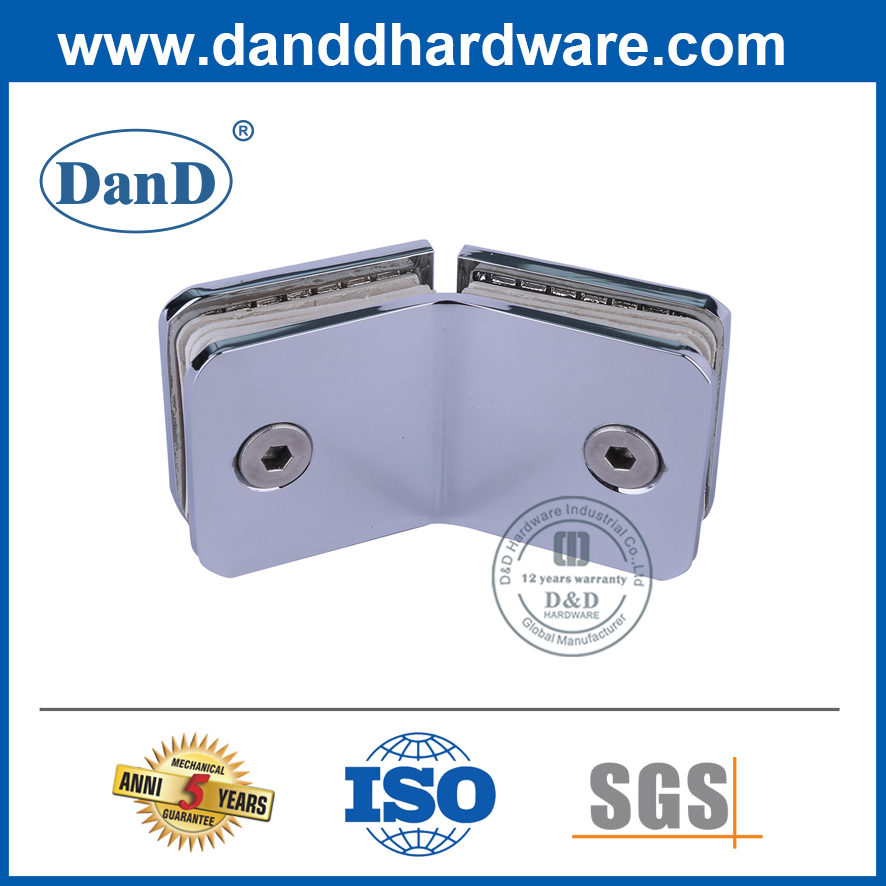 Bảng giữ kính inox hiện đại Clip-DDGC004