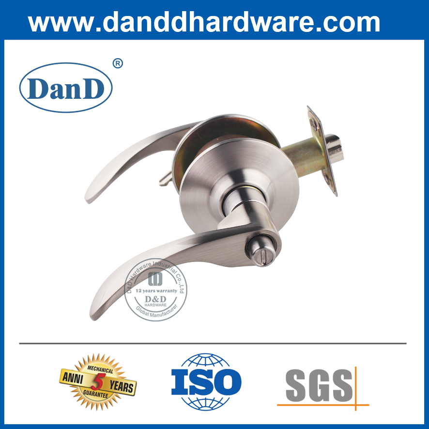 Tay nắm cửa đòn bẩy hiện đại bằng hợp kim kẽm cho cửa gỗ-DDLK006