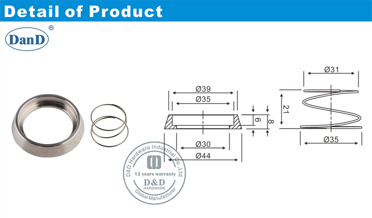 Phần cứng cổ áo và Spring-D và D tốt nhất